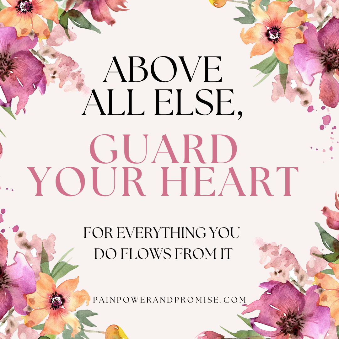 Your daily dose of resilience Inspirational Scripture: Proverbs 4:23