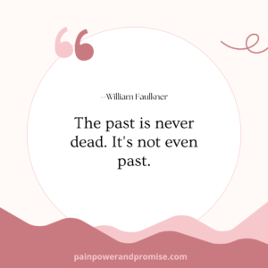 Inspirational Quote: The past is never dead. It's not even past. --William Faulkner
