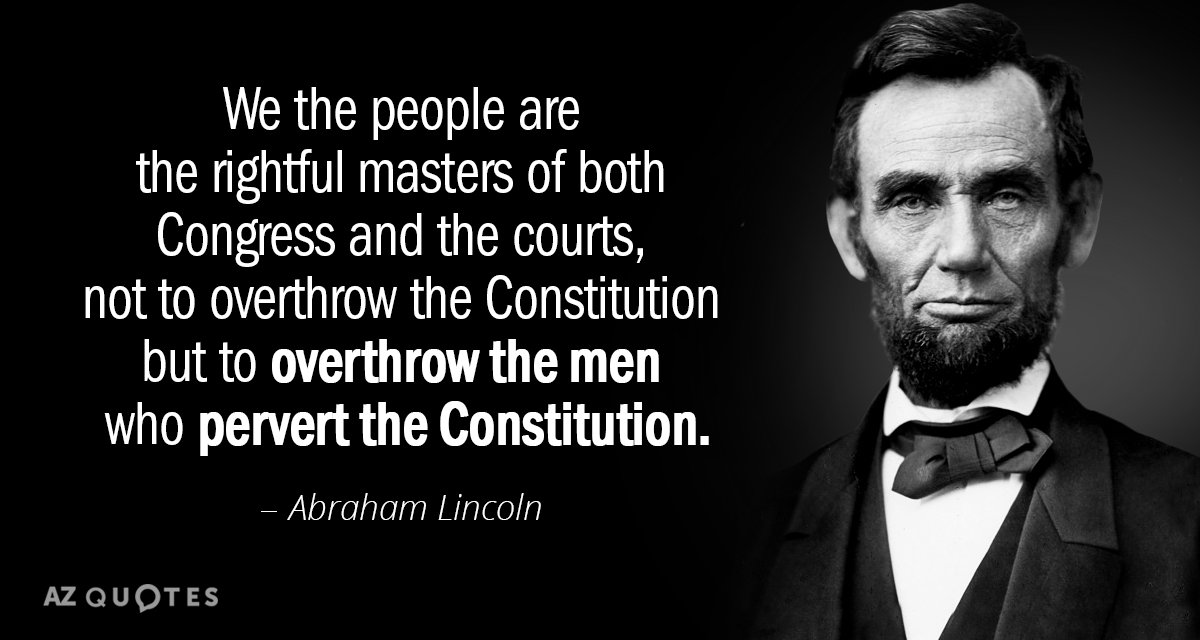 Abraham Lincoln Quote - President's Day