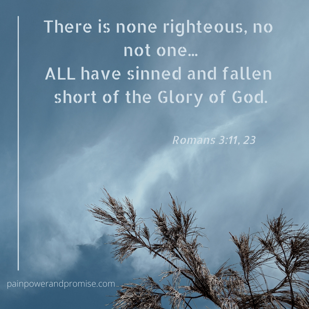 Scriptural Truth: There is none righteous, no not one. ALL have sinned and fallen short of the Glory of God.