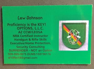 Meet Local Firearms Instructor, Lew Johnson, and Healthcare Ministries