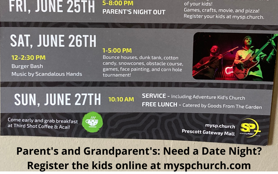 Starting Point Church’s Grand Opening Weekend Extravaganza June 25-27!