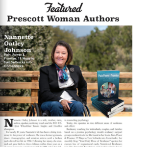 Featured Author for August/September 2022 Prescott Woman Magazine